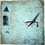 To Start Fire, arrange in a pyramid, 2012. Mixed media, 20.5 x 20.5 in.