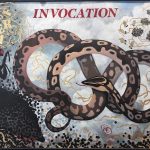 Invocation/Shiva 2009. Latex on canvas, 66 x 91 in.