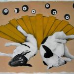 Bad Dog 2007. Mixed media, 22 x 30 in.