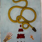 More Karma 2007. Mixed media, 60 x 40 in.