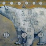 Made in China 2009. Latex on canvas, 97 x 54 in.