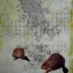 Dirty Water 2008. Latex on canvas, 62 x 53 in.
